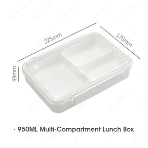 ODOROKU Lunch Box Containers With Removable Compartments Meal Prep Snack Containers BPA-Free, Dishwasher & Microwave Safe Snack Container For Kids and Adults - ODOROKU