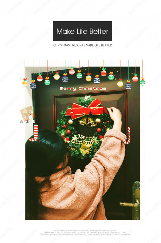 新品 HUMAN MADE リースHAPPY HOLIDAYS LARGE ODOROKU 30cm Artificial Christmas Wreath Hanging Wreath for Front
