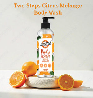 ODOROKU x Two Steps Body Care Citrus Melange Perfume Body Wash / Body Shower 500ml 5 Litre Citrus Scented Moisturizing Body Wash Eco Refill - ODOROKU