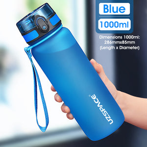 ODOROKU BPA Free Water Bottle 500ml 1000ml Ideal for Outdoor Sports Exercise Cycling Tritan Water Bottle - ODOROKU