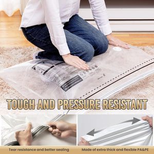 ODOROKU x Taili Rollable Mattress Vacuum Bag 240X100cm Oversized Vacuum Bags Foam Mattress Vacuum Storage Bags Waterproof Reusable Twin Mattress Vacuum Bag King Vacuum Seal Mattress Cover Bedsheet Blanket Double Zipper Seal Airtight Valve - ODOROKU