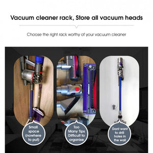 ODOROKU Vacuum Stand for Dyson V11 V10 V8 V7 V6 Vacuum Accessories Stable Metal Organizer Stand Holder, Dyson Handheld - ODOROKU