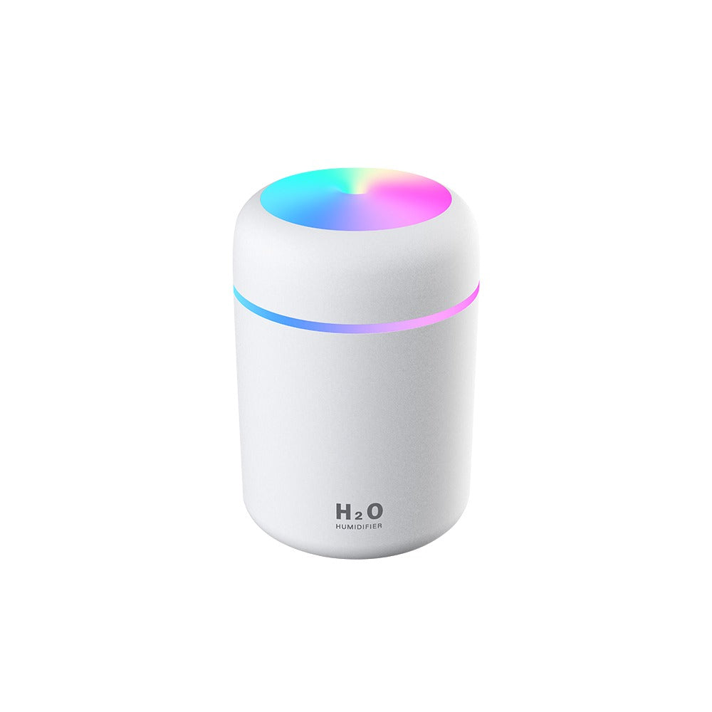 ODOROKU 300ml Portable Mini Air Humidifier USB Rechargeable Diffuser Purifier Car Humidifier With RGB LED Night Light Aromatherapy Aroma Diffuser Purifying Mist Maker Essential oil - ODOROKU