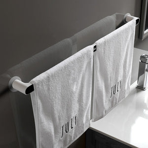 ODOROKU Self Adhesive Wall Mounted Towel Holder Towel Hanger Towel Bar Shelf Roll Holder for Kitchen Bathroom - ODOROKU